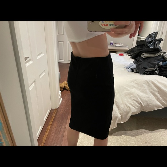 Black Pencil Skirt - Picture 2 of 3
